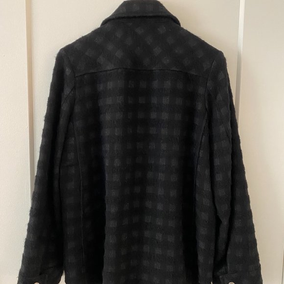 HOPE Stockholm Wool Blend French Check Jacket Coat - Picture 9 of 11